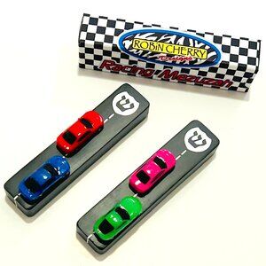 New Custom Handmade 3D Racing Mezuzah with Matching Checkerboard Gift Box